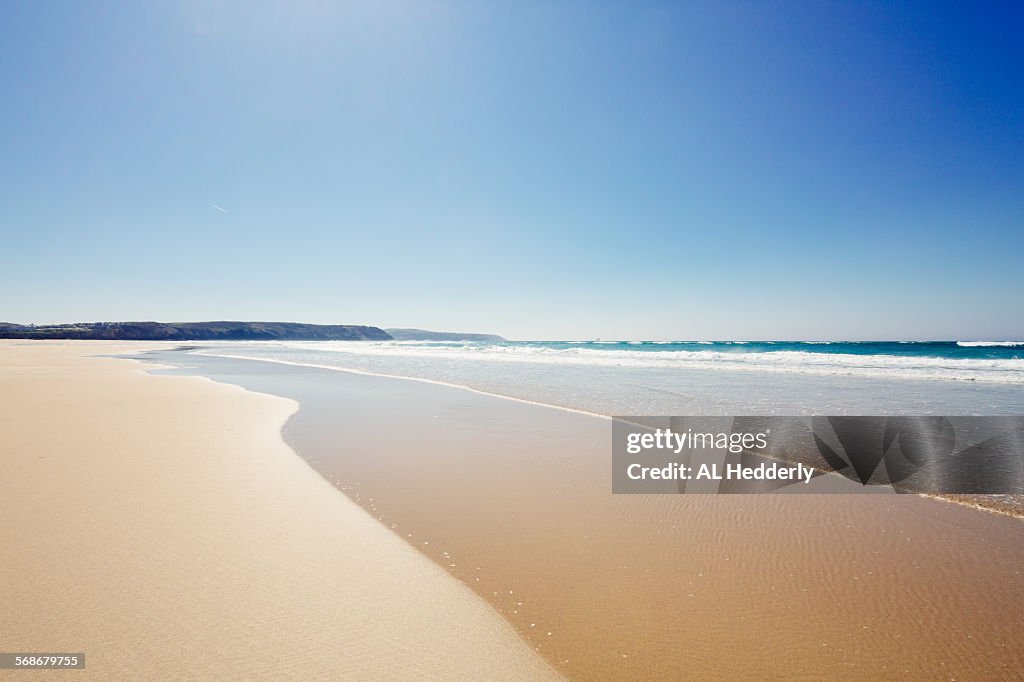 Perranporth and Perran beach, Cornwall