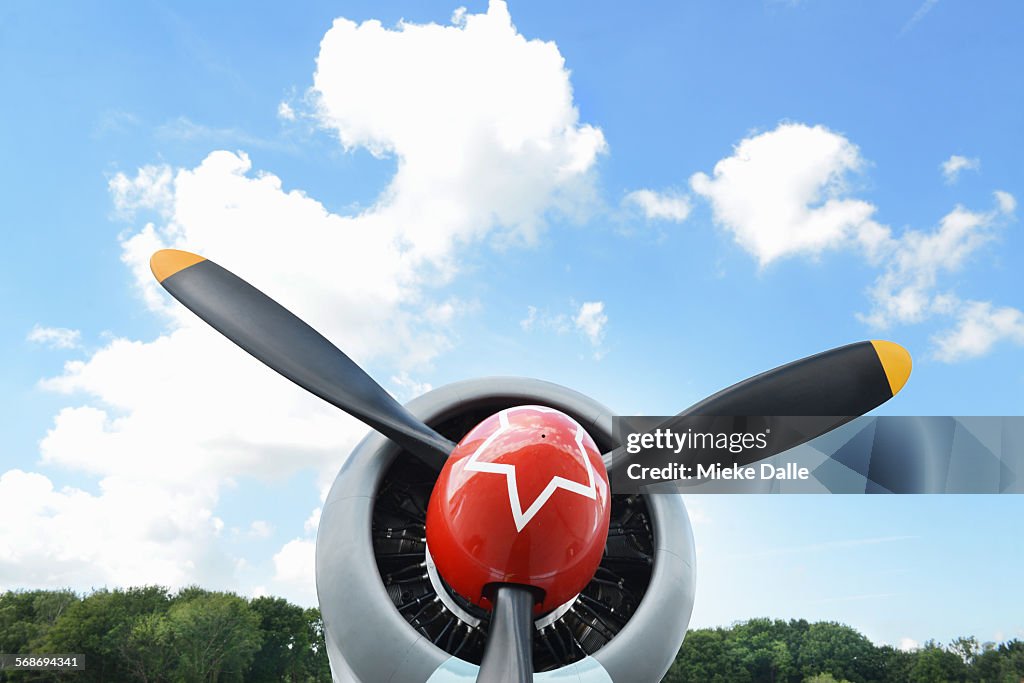 Close-up airforce plane