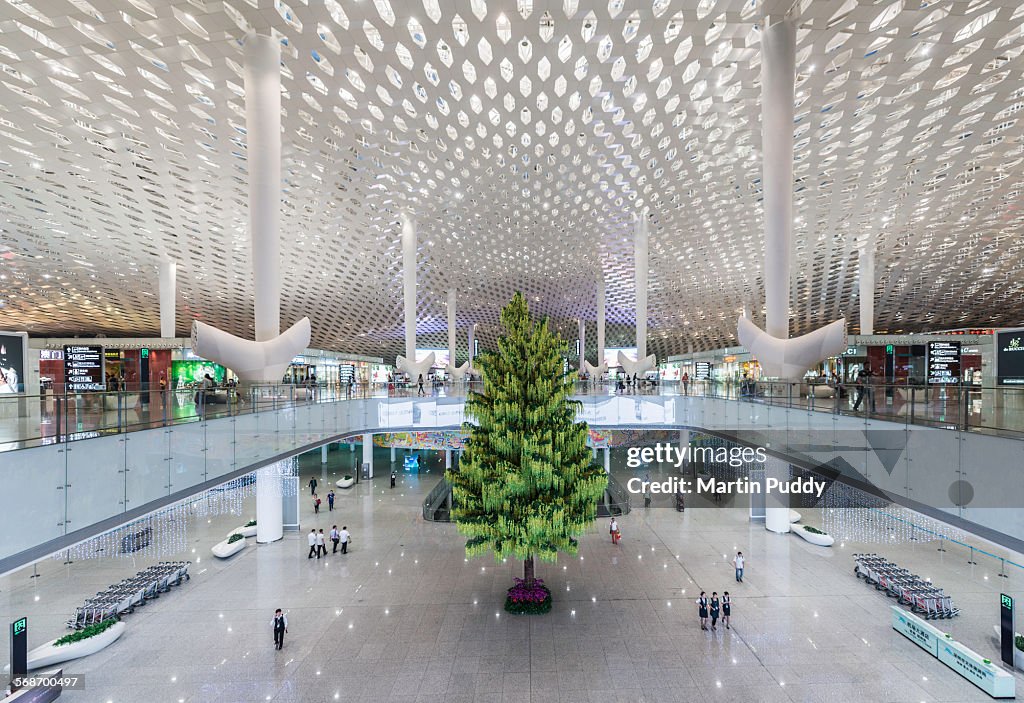 Interior of the new Shenzen airport