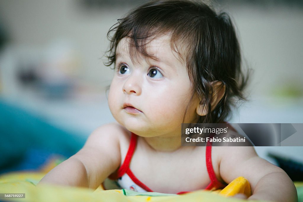 Puzzled toddler