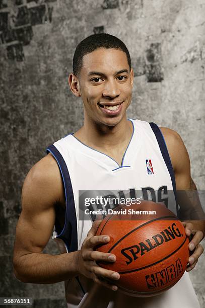 Devin Harris of the Dallas Mavericks poses during the Sophomore/Rookie Portraits prior to T-Mobile Rookie Challenge on February 17, 2006 at the...