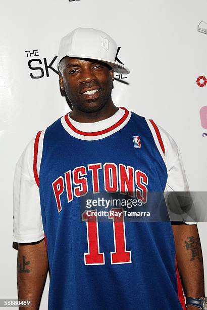 Comedian TK Kirkland attends the Mike Jones Meet & Greet at Yao's Skybox Lounge February on 17, 2006 in Houston, Texas.