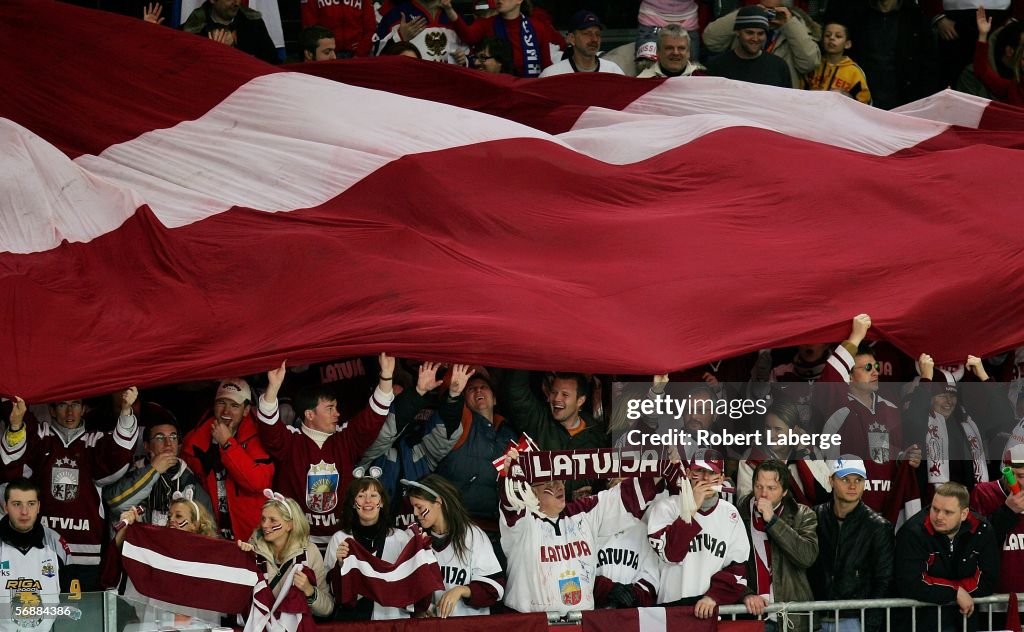 Ice Hockey - Russia v Latvia