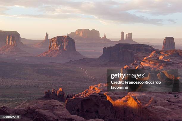 the hunt's mesa - grand canyon national park stockfoto's en -beelden