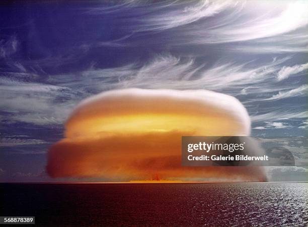 This nuclear test, which was codenamed Dione, was a 34-kiloton blast conducted by France at Mururoa Atoll, also known as Aopuni, which along with its...