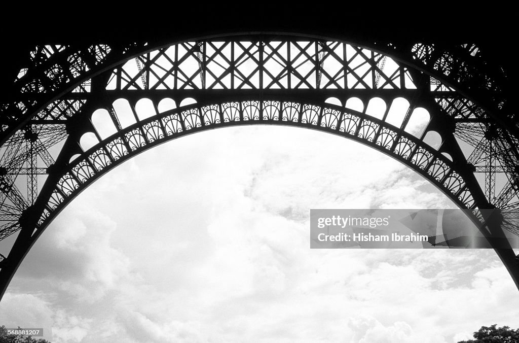 Architectural details of the Eiffel Tower, Paris