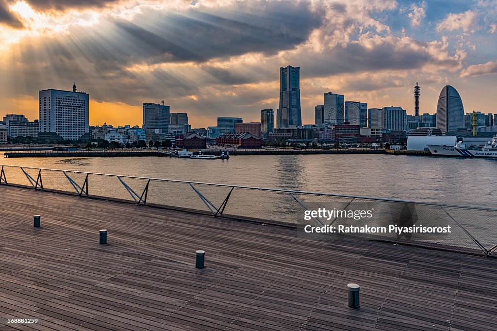 Business district of Yokohama