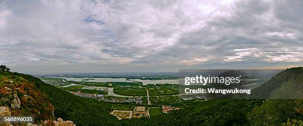 landscape painting - yangtze river delta stock pictures, royalty-free photos & images
