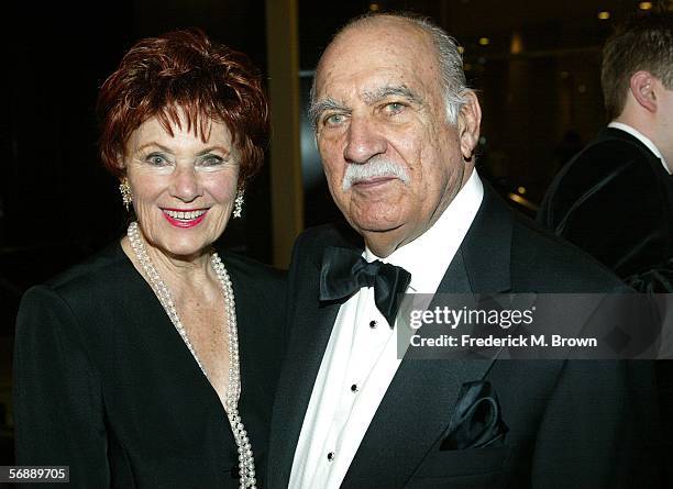 Actress Marion Ross and Paul Michael arrive at the 56th Annual ACE Eddie Awards held at the Beverly Hilton Hotel on February 19, 2006 in Beverly...