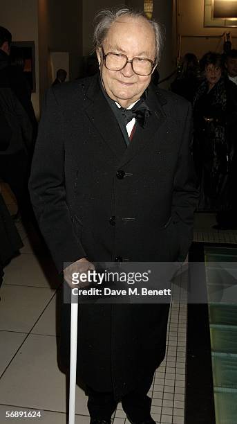 Actor Peter Sallis arrives at The Orange British Academy Film Awards at the Odeon Leicester Square on February 19, 2006 in London, England.