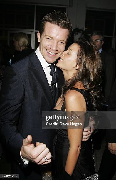Actor Max Beesley and singer Dannii Minogue attend the after party following the ELLE Style Awards 2006, the fashion magazine's annual awards...
