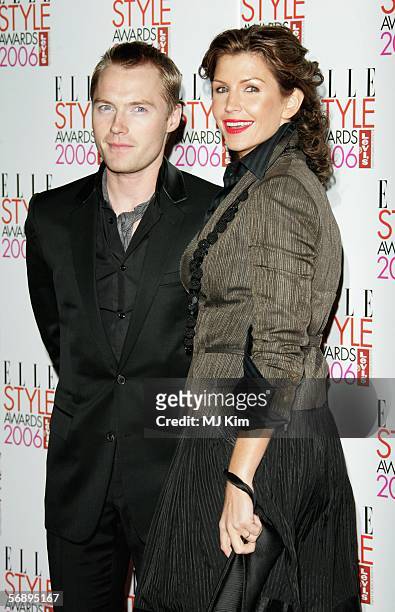 Singer Ronan Keating and wife Yvonne arrive at the ELLE Style Awards 2006, the fashion magazine's annual awards celebrating style, at the Atlantis...