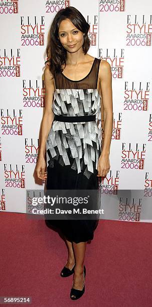 Thandie Newton arrives at the ELLE Style Awards 2006, the fashion magazine's annual awards celebrating style, at the Atlantis Gallery at the Old...