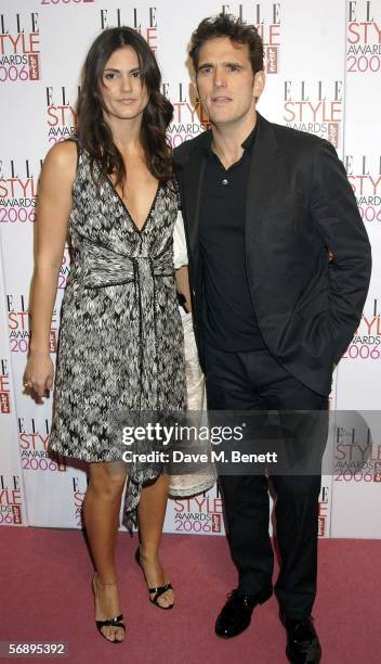 Matt Dillon and guest arrive at the ELLE Style Awards 2006, the fashion magazine's annual awards celebrating style, at the Atlantis Gallery at the...