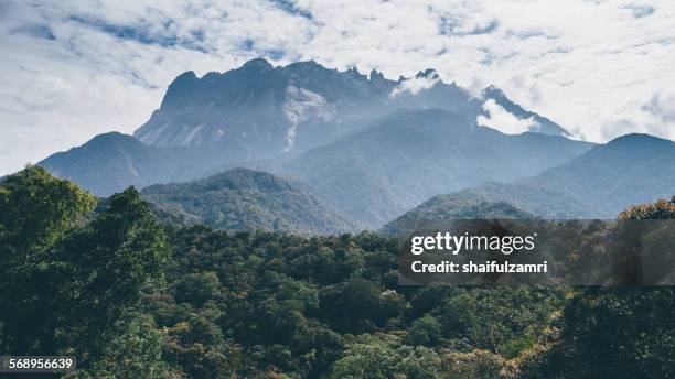 mount kinabalu please keep calm - 2015 sabah earthquake stock pictures, royalty-free photos & images