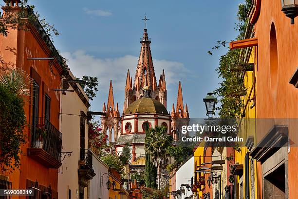 parroquia de san miguel arcangel, san miguel - san miguel de allende 個照片及圖片檔