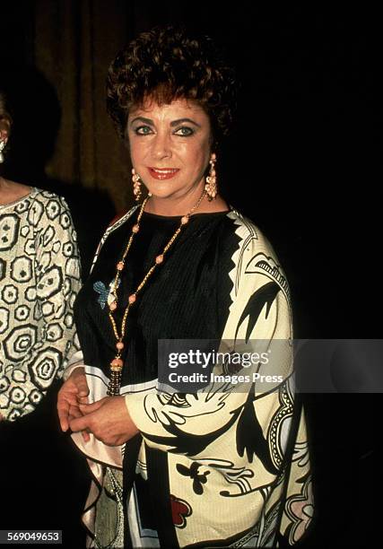 Elizabeth Taylor attends the Opening Night Gala of the Martha Graham Dance CompanyÄôs 3-week season of performances at the State Theater at Lincoln...