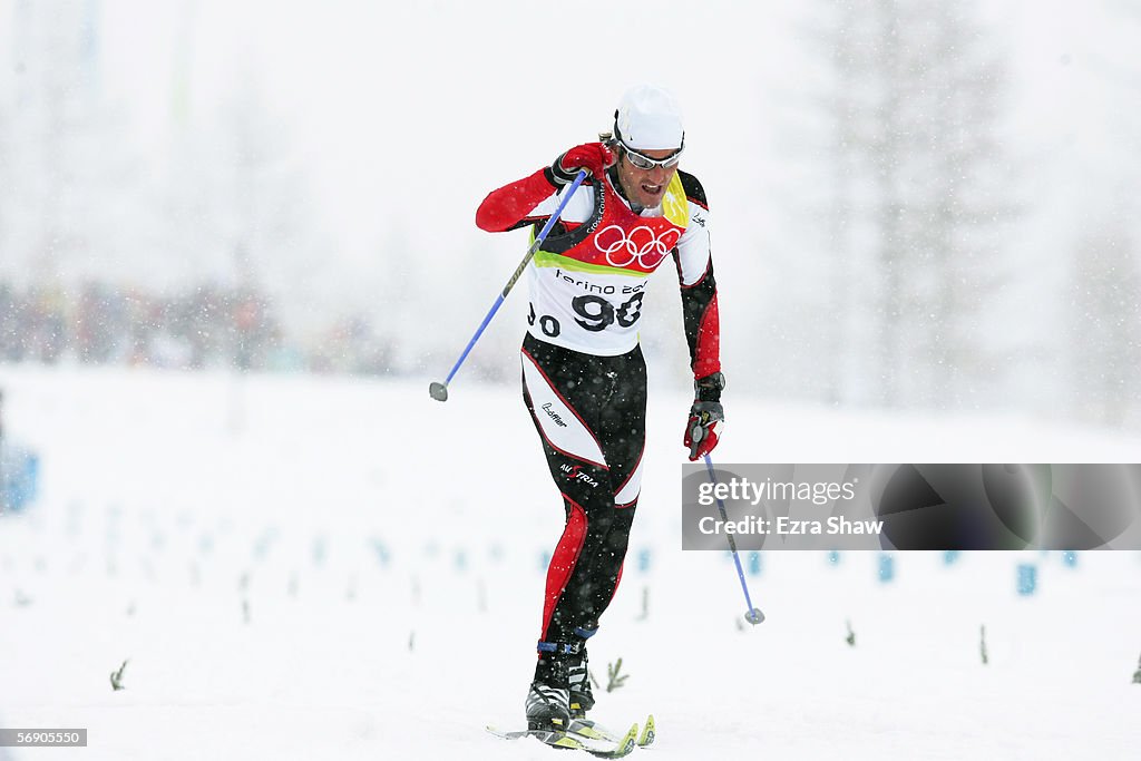 Final 15km Interval Start - Mens Cross Country Skiing