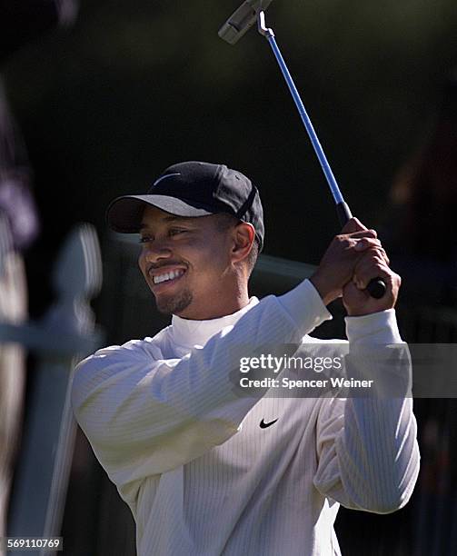 Tiger Woods at The Tiger Woods Foundation's, twoday Williams World Challenge Celebrity ProAm, Wednesday at Sherwood Country Club.