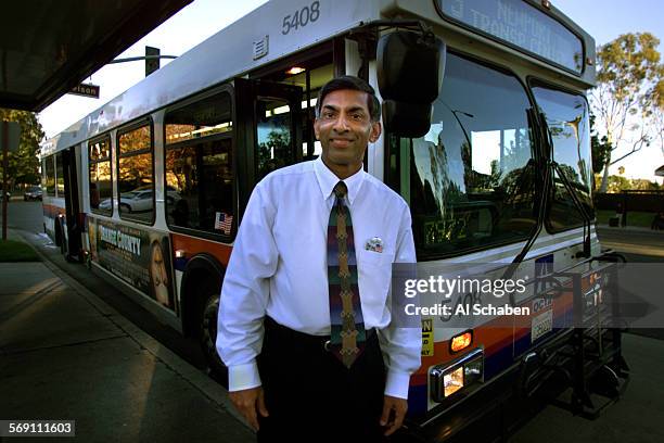 Ramya De Silva of Irvine, a waiter at Olive Garden in Irvine, is being called a hero for steering an OCTA bus to safety after the driver died,...