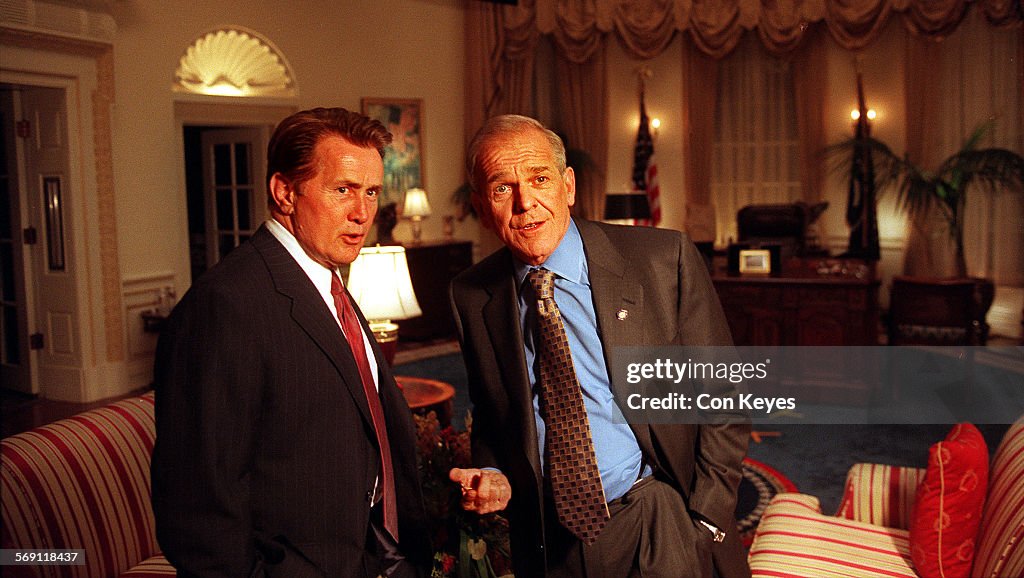 022257.CA.0104.Spencer.3.CK. John Spencer, actor, has taken on the daunting task of playing a major