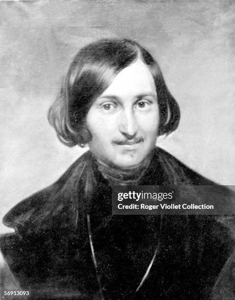 Nicolas Gogol , Russian writer, by Moller.