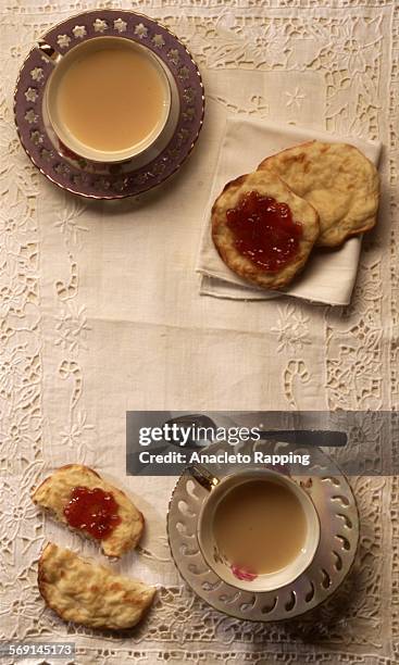 Food6.AR Tea: Tea with Crumpets. Studio photography of food , products and dishes shot 10/25/00.