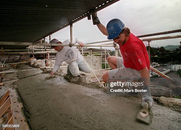 Wall.Smothing.011497.MBThe Great Stone Church at Mission San Juan Capistrano is undergoing renovation. Soon the scaffolding that has supported the...