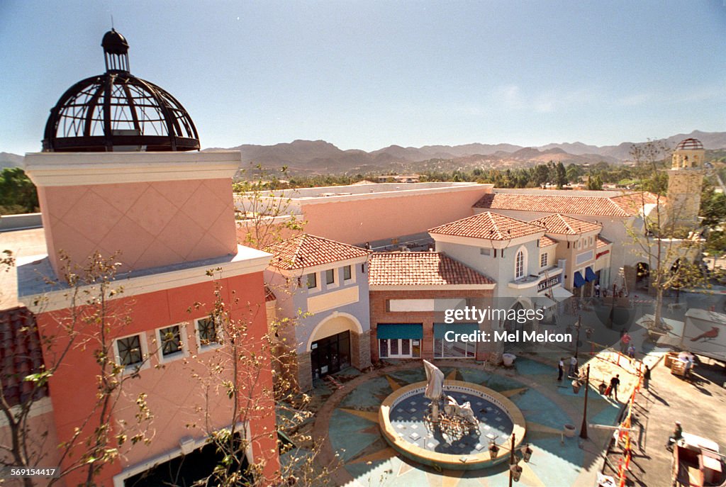 Overall view of The Promenade of Westlake mall located in Westlake Village as it nears completion.