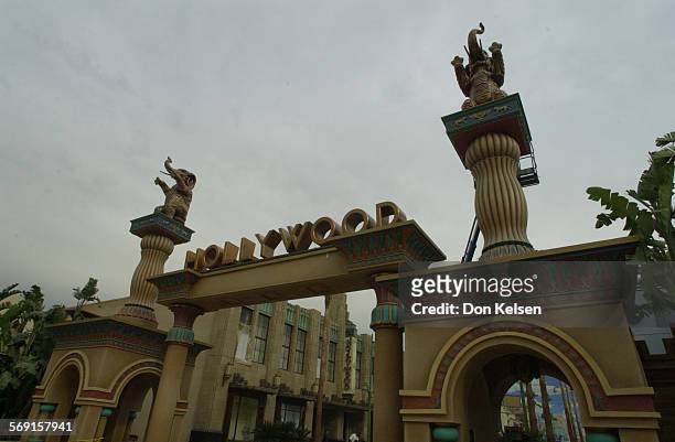 Entrance to Hollywood Pictures back lot a reverential and spirited recreation of the ultimate Hollywood movie studio. The area, located in Disney's...