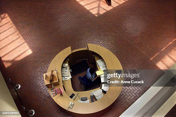 The information desk at the Ventura County Hall of Administration was mostly quiet as most people seemed to stay away from conducting regular...