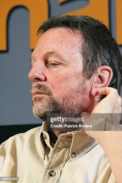 Film producer of Water, David Hamilton, attends a press conference during the Bangkok International Film Festival at Siam Paragon Festival Venue on...