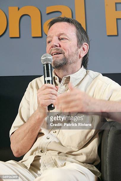 Film producer of Water, David Hamilton, attends a press conference during the Bangkok International Film Festival at Siam Paragon Festival Venue on...