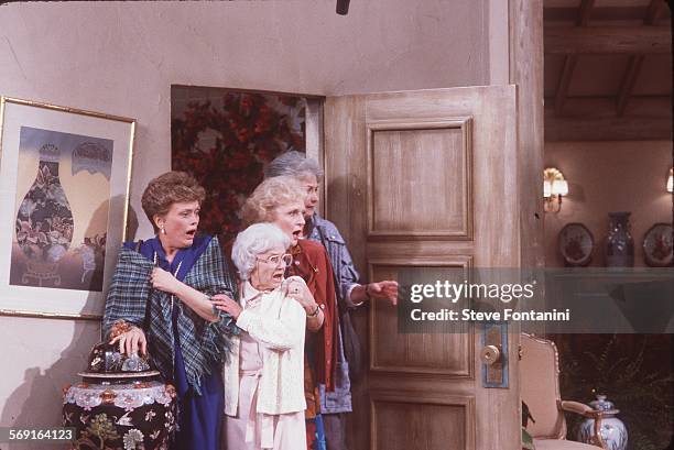 Golden Girls; Roe McClanahan, Estelle Getty, Betty White, and Beatrice Arthur.