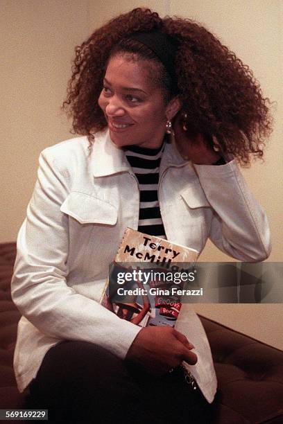 McMillan#1. 0505.GFAuthor Terry McMillan has completed another book since the success of her book "Waiting to Exhale" five years ago.