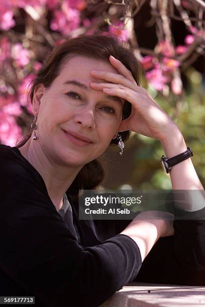 Erdrich.1.AS Pasadena, CA. Louise Erdrich photographed at the Huntington Ritz Carlton Hotel in Pasadena. She has a new novel "The Last Report on the...