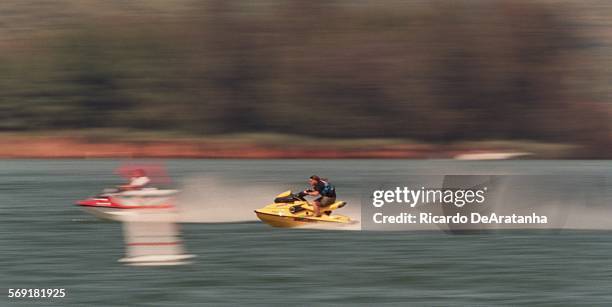 JetSki.2.RDA.5.17.98  Castaic, CA  JetSkiers at the upper Castaic Lake, Sunday May 17.