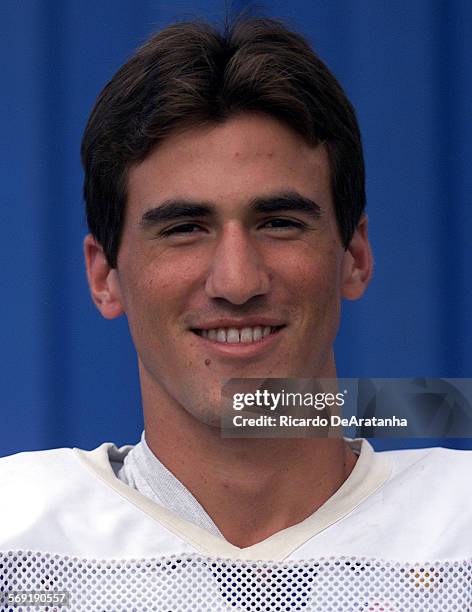 Thursday, , Agoura Hills, CA DIGITAL IMAGE Quarterback Chris Donove of the Agoura Hills High School varsity football team.