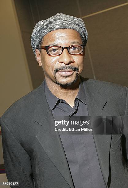 Actor, producer and comedian Robert Townsend poses after attending a news conference by rapper Nelly at the MAGIC convention at the Las Vegas...