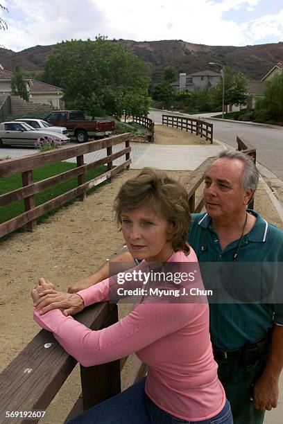Angel Tompkins and husband Ted Lang want to preserve their neighborhood as an area where people can keep horses. He and others in the homeowners...