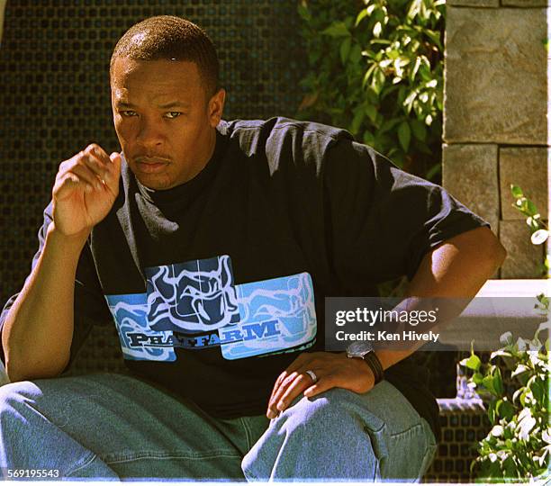 Dr. Dre taken at his home in Woodland Hills, Ca on October 7, 1999.