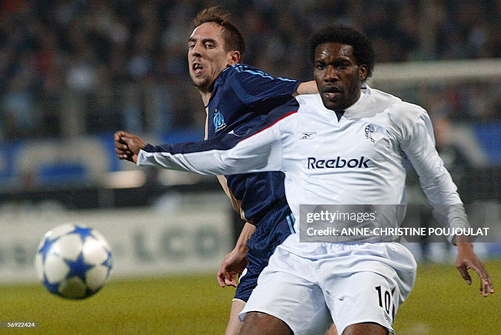 Olympique de Marseille's forward Franck