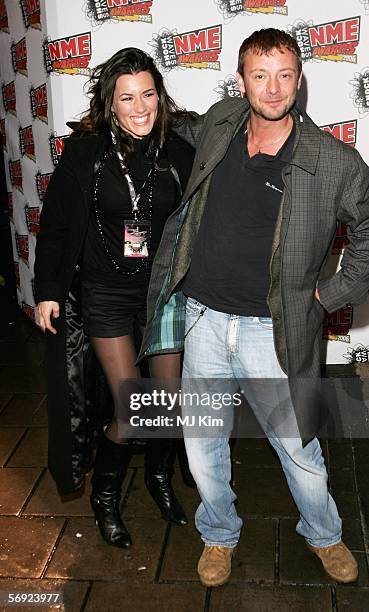 Actor John Simm and Kate Magowan arrive at the Shockwaves NME Awards 2006, the weekly music magazine's annual awards at which winners are decided by...