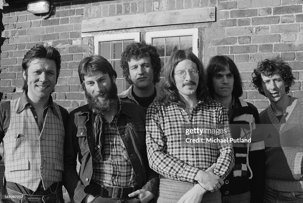Stackridge British progressive rock group Stackridge, February 1976. Left to ...