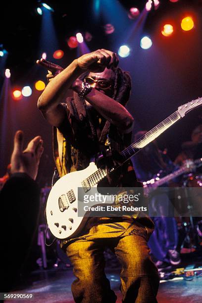 David Hinds of Steel Pulse performing at Irving Plaza in New York City on February 3, 2000.