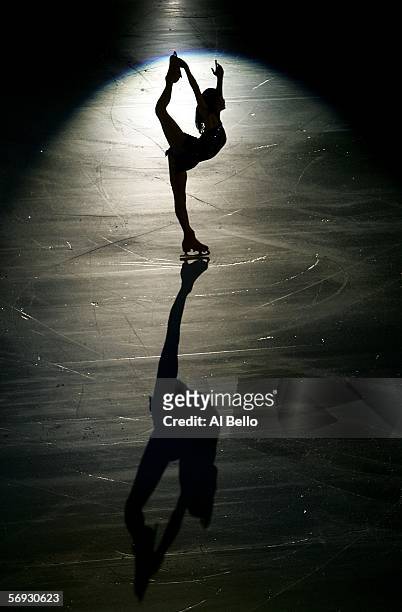 Ladies Silver Medalist Sasha Cohen of the United States performs during the gala exhibition of the figure skating during Day 14 of the Turin 2006...
