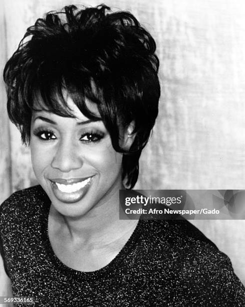 American soul, jazz, and gospel singer and pianist Oleta Adams, August 21, 1996.