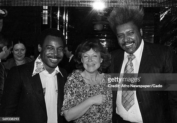 Don King and George Benson, 1981.