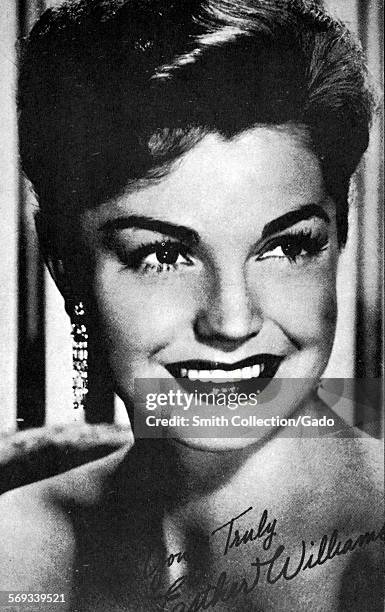 Fan club photo of Esther Williams, 1967.