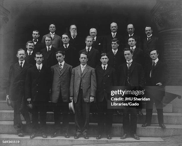 Group photograph Classics and Comparative Philology individuals, Johns Hopkins University, Baltimore, Maryland, 1906. Not all individuals identified:...